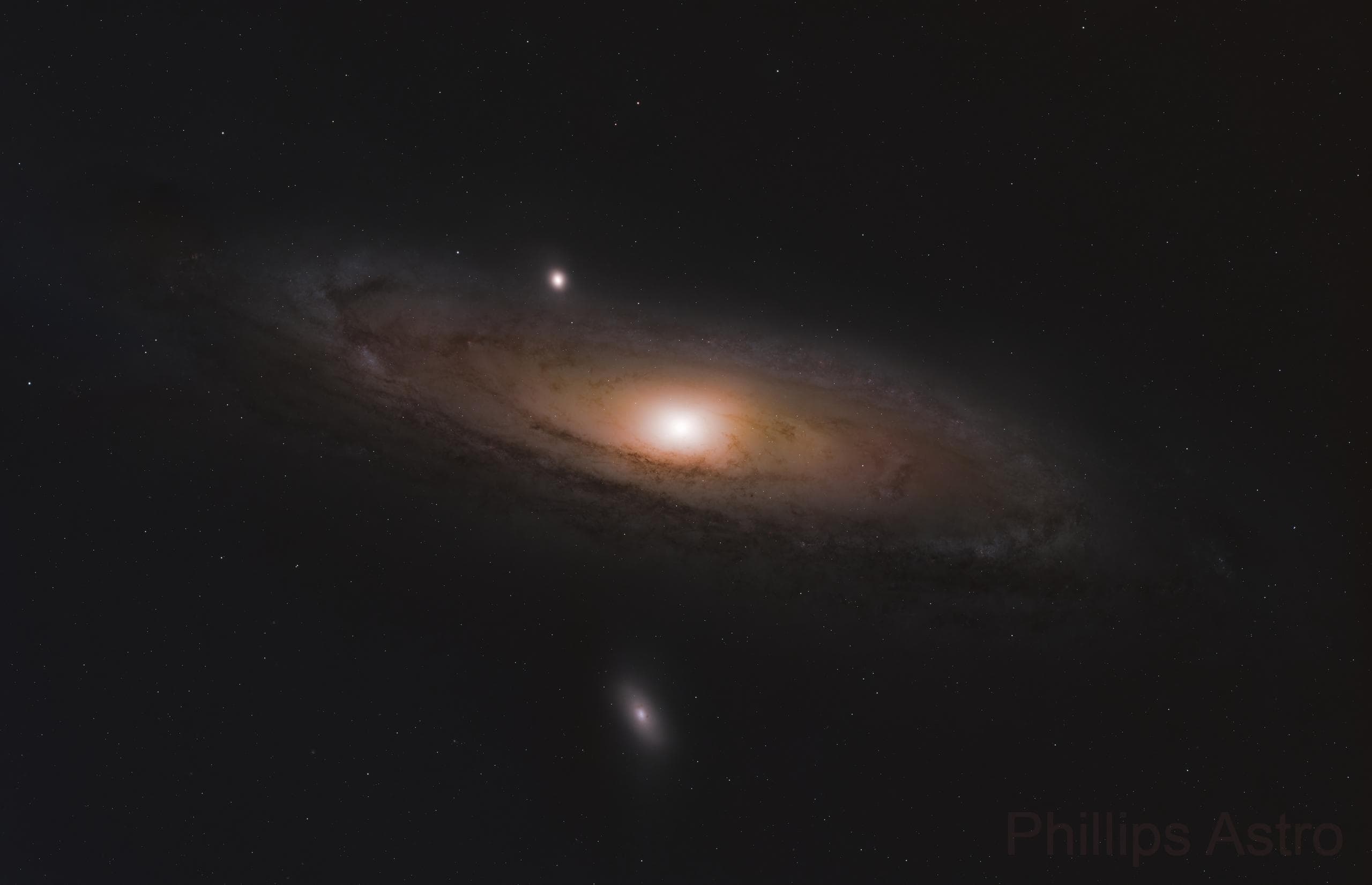 M 31 - Andromeda (LRGB + H-alpha)