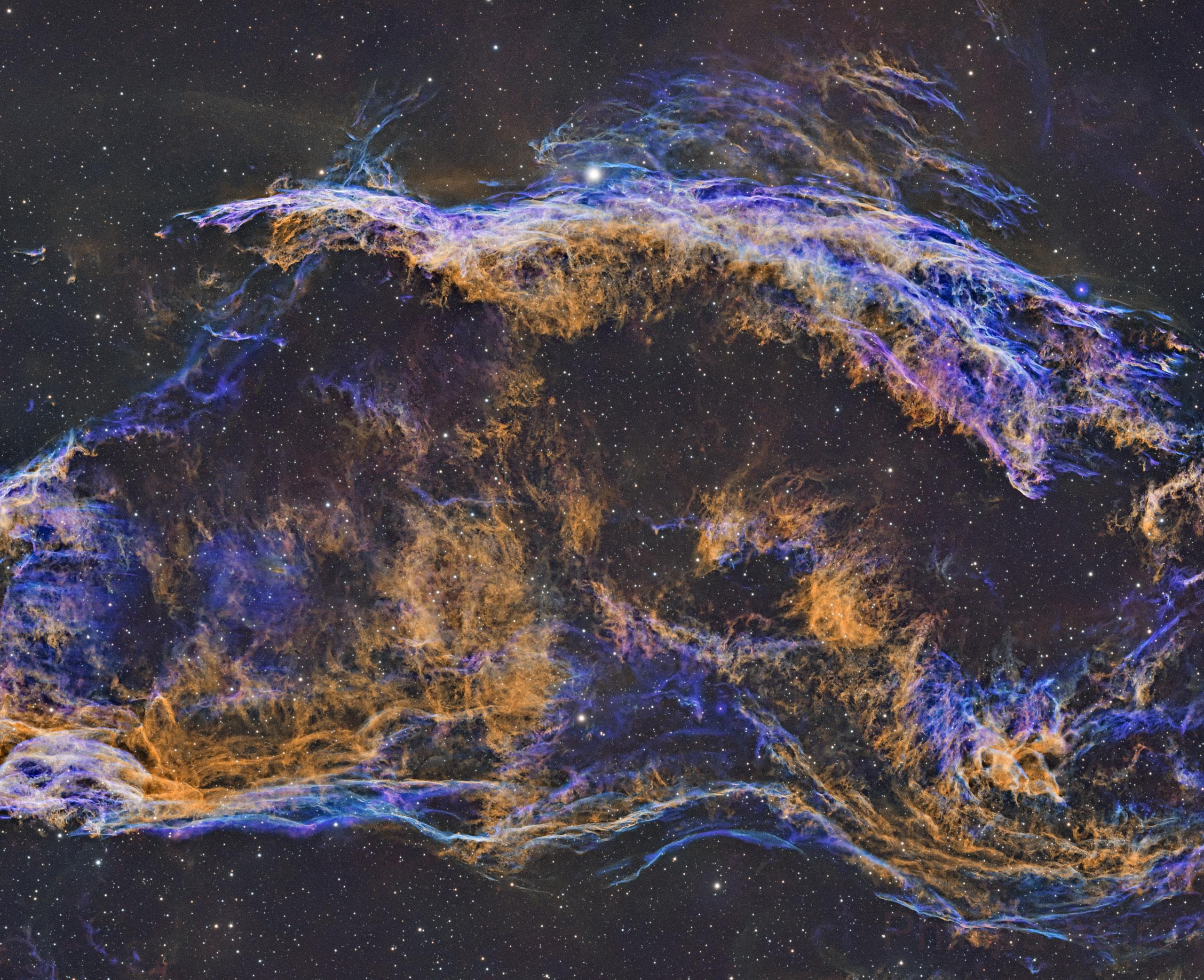 NGC 6960 – The Witch’s Broom Nebula (Western Veil) – (SHO)