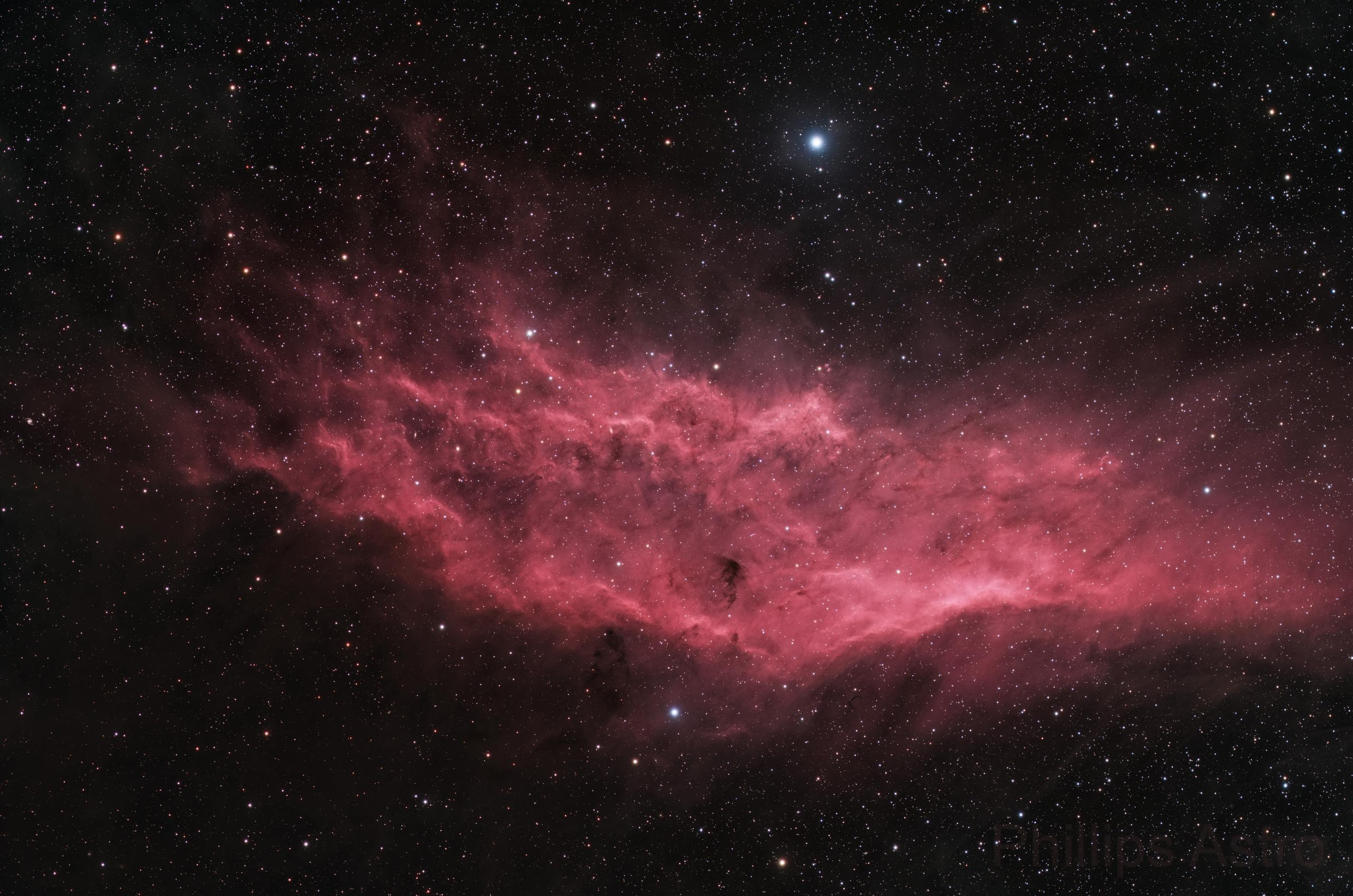 NGC 1499 - California Nebula (LRGB)